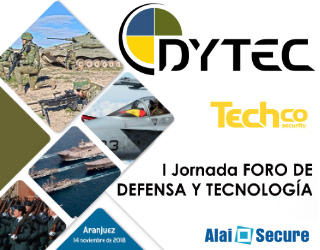 Alai Secure participa como ponente invitado en la I Jornada del Foro de defensa y tecnología -DYTEC-