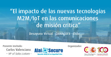Desayuno virtual: “El impacto de las nuevas tecnologías M2M/IoT en las comunicaciones de misión crítica”